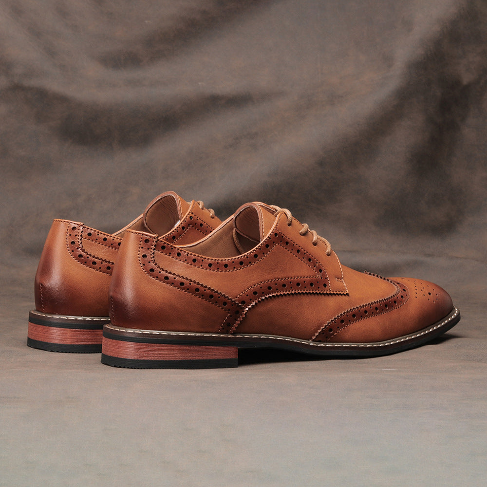 Classic Men’s Brogue Business Shoes