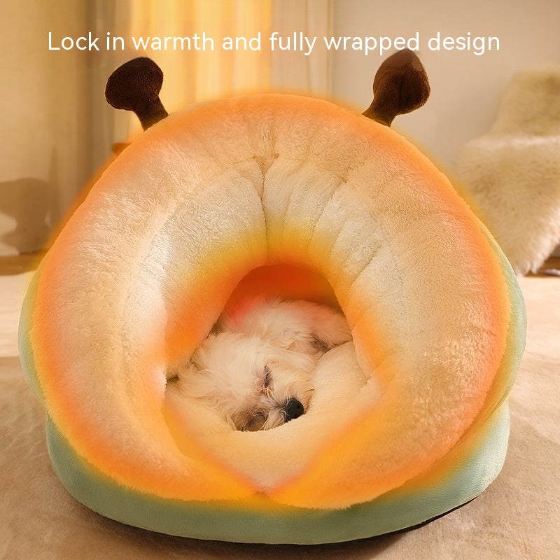 Winter Plush Pet Bed
