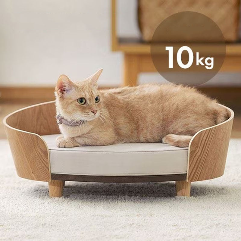 Wooden Cat Nest & Dog Bed