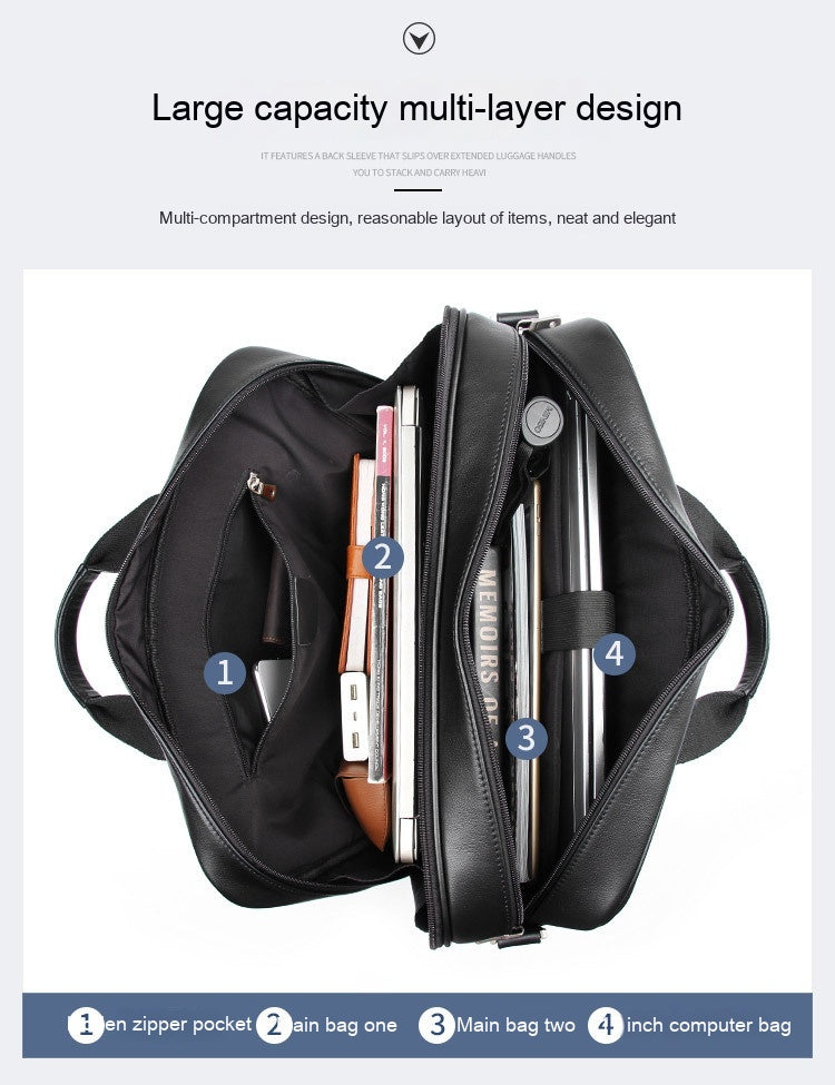 Men’s Leather Handbag Briefcase