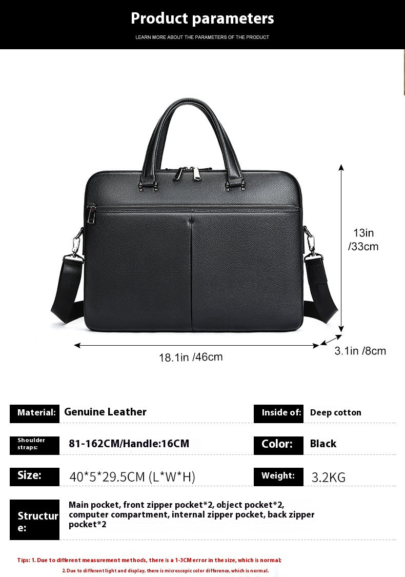 Men’s Leather Handbag Briefcase