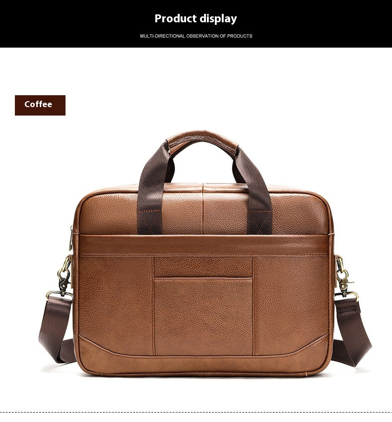 Men’s Leather Document & Laptop Bag