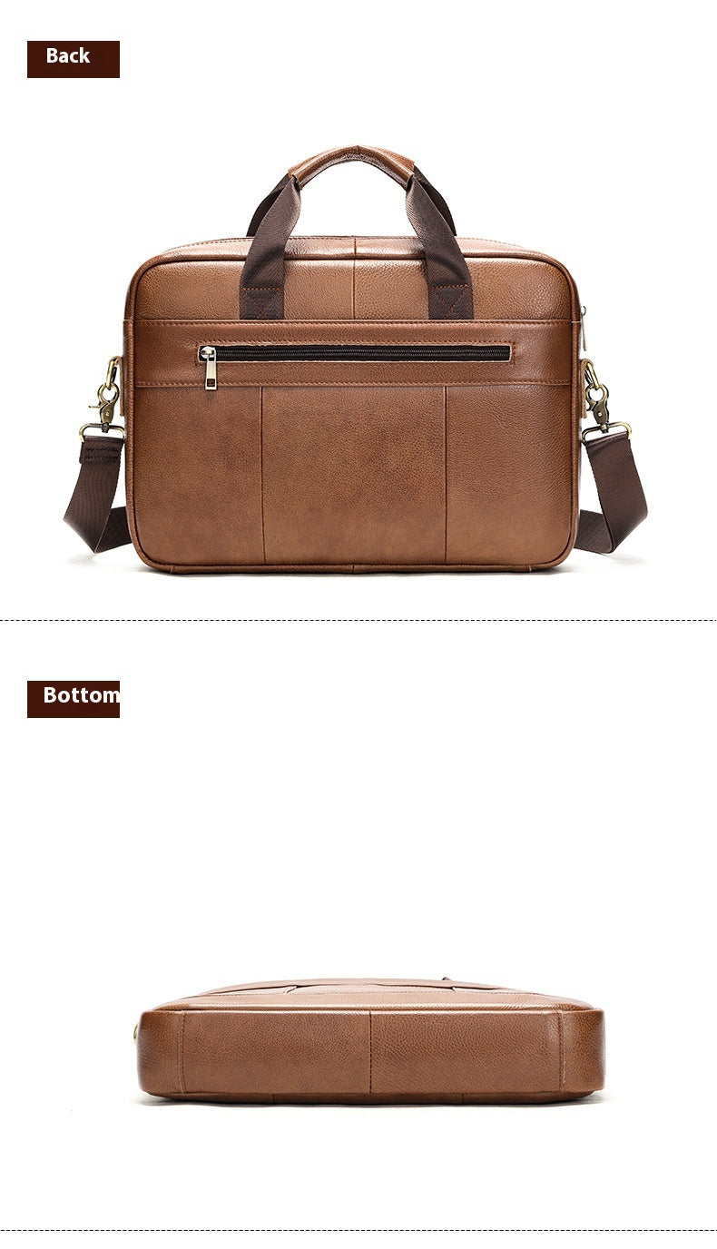 Men’s Leather Document & Laptop Bag