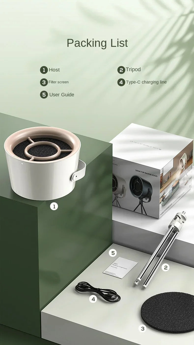 Portable Desktop Exhaust Fan