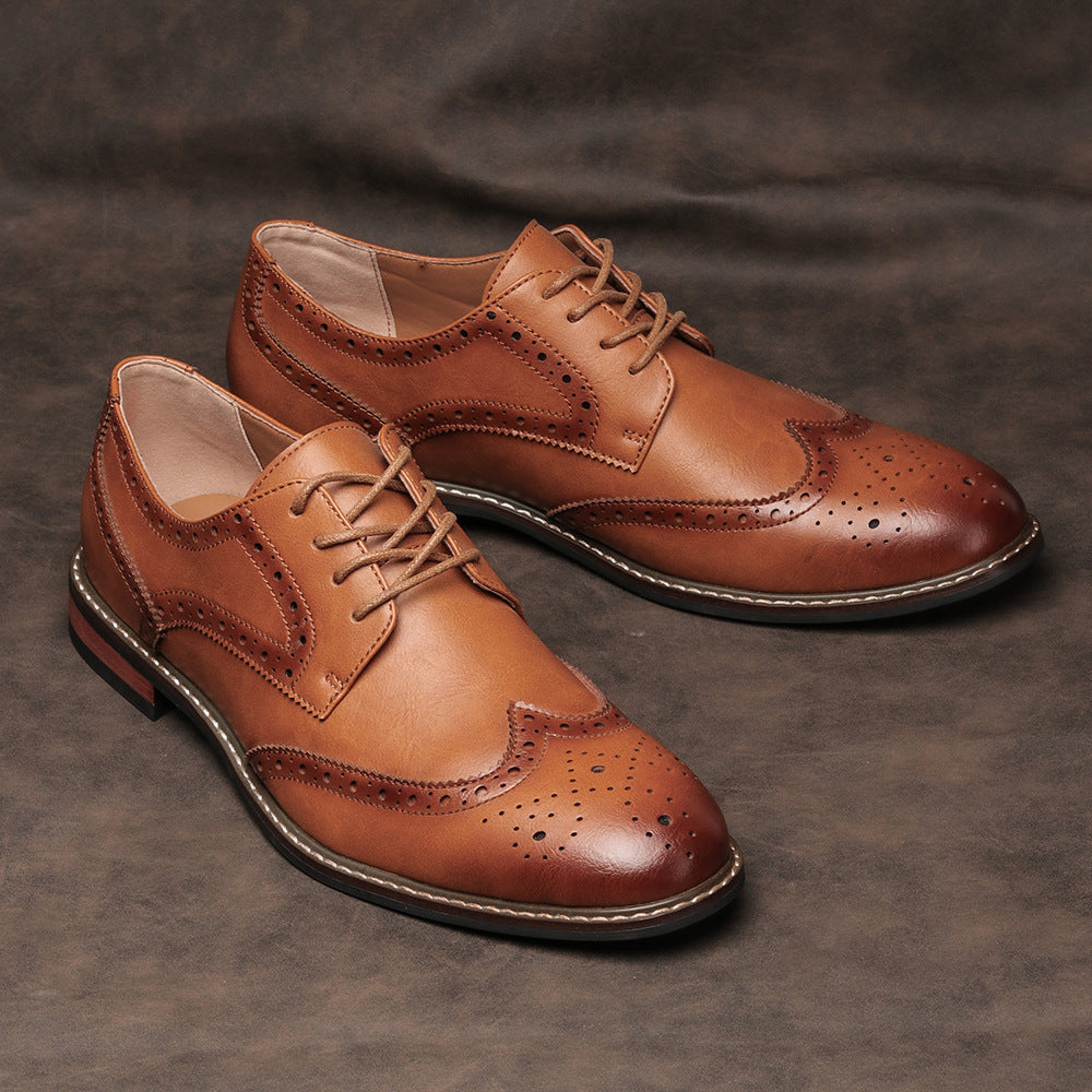 Classic Men’s Brogue Business Shoes