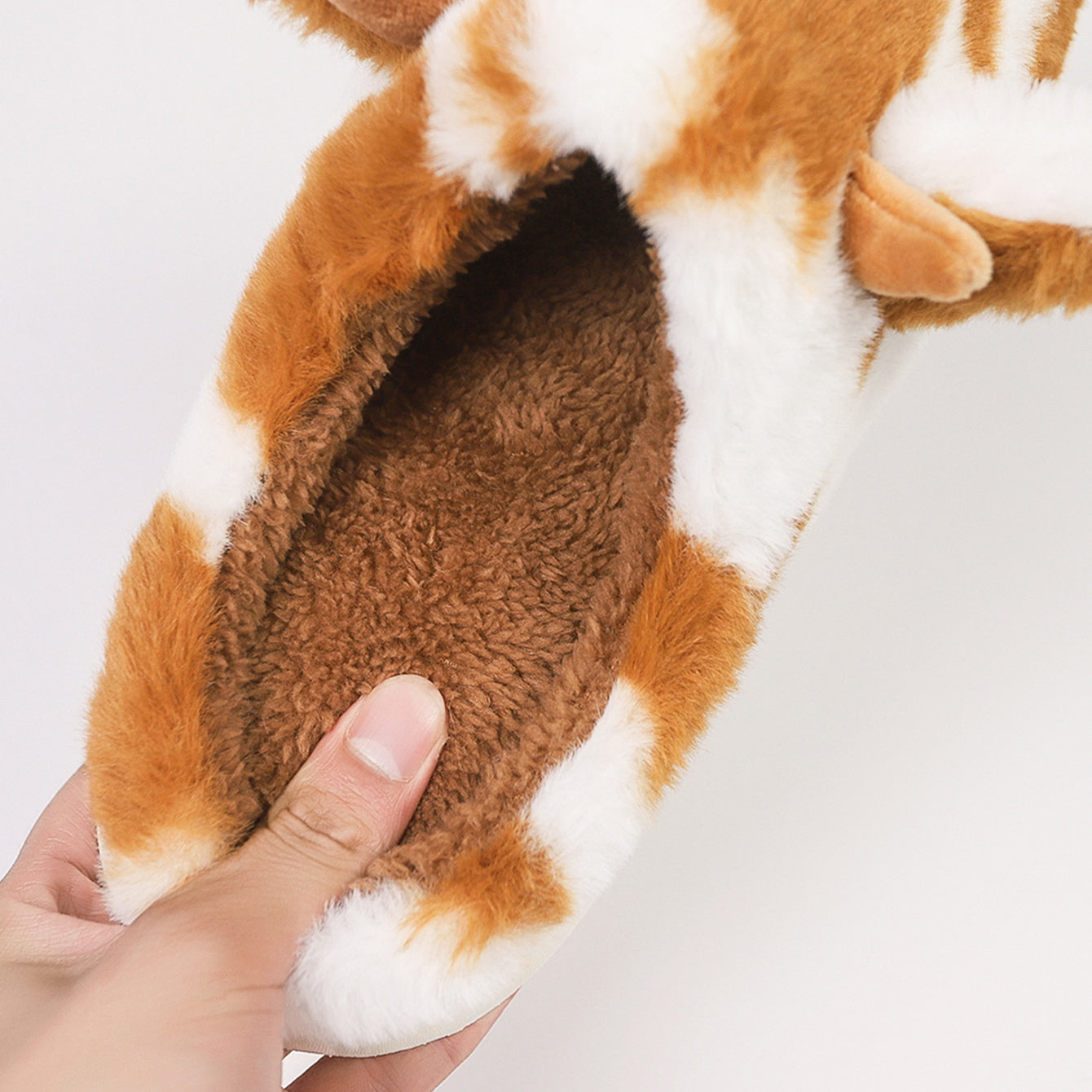 Cute Cartoon Cow Plush Slippers