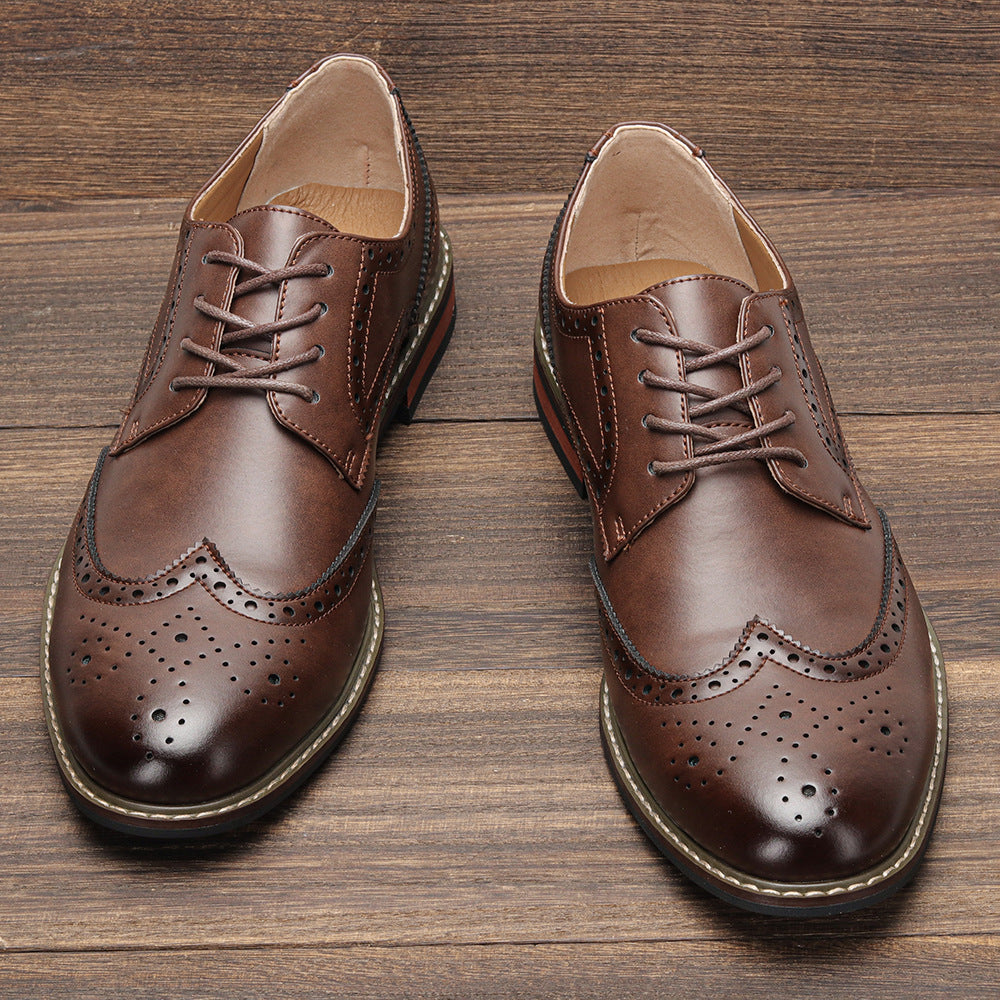 Classic Men’s Brogue Business Shoes