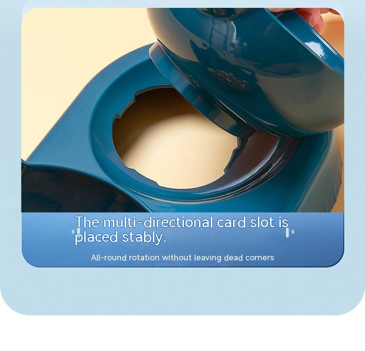 Plastic Double Cat Bowl