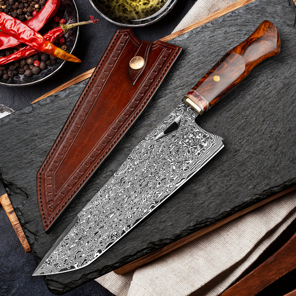 Professional Damascus Steel Kitchen Knife