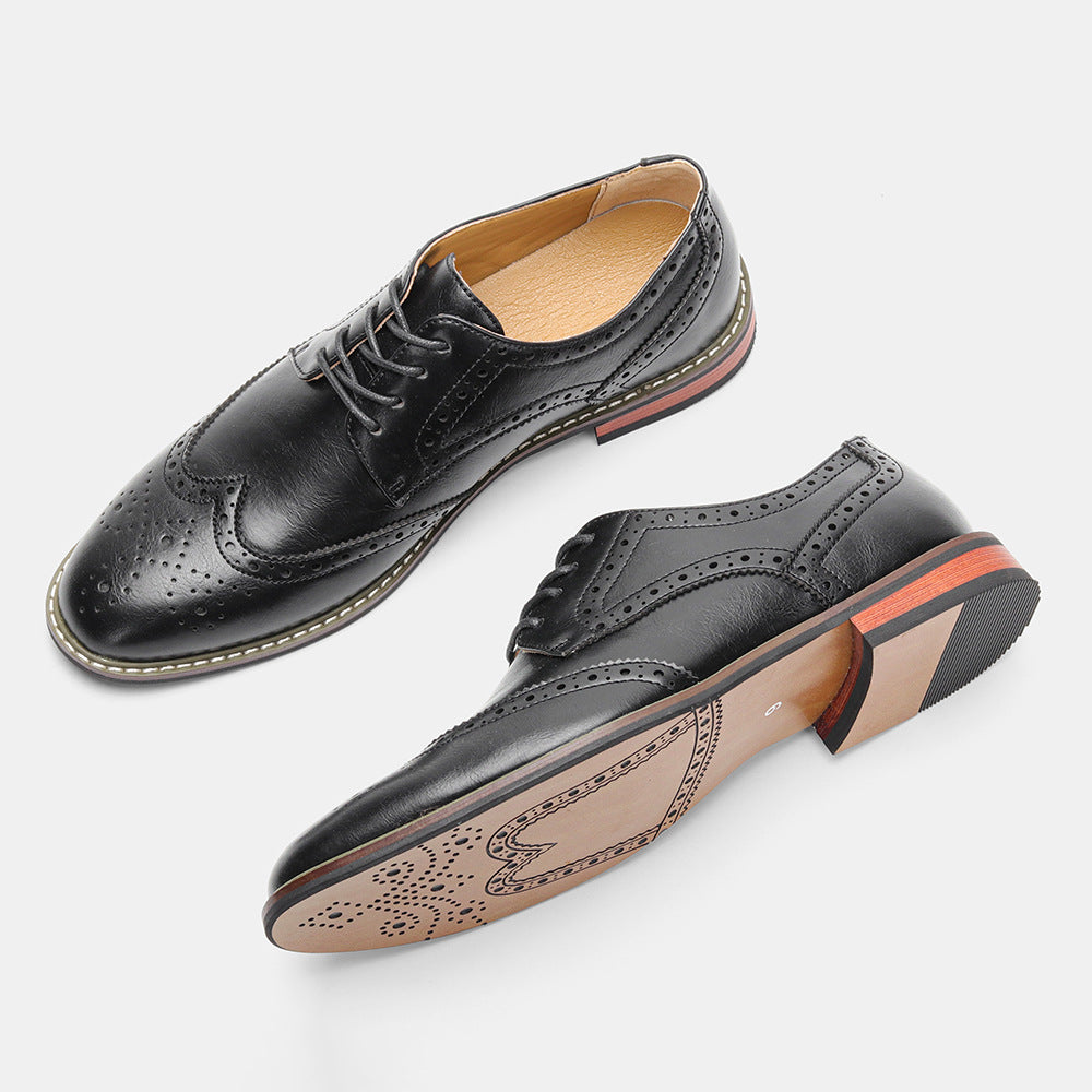 Classic Men’s Brogue Business Shoes