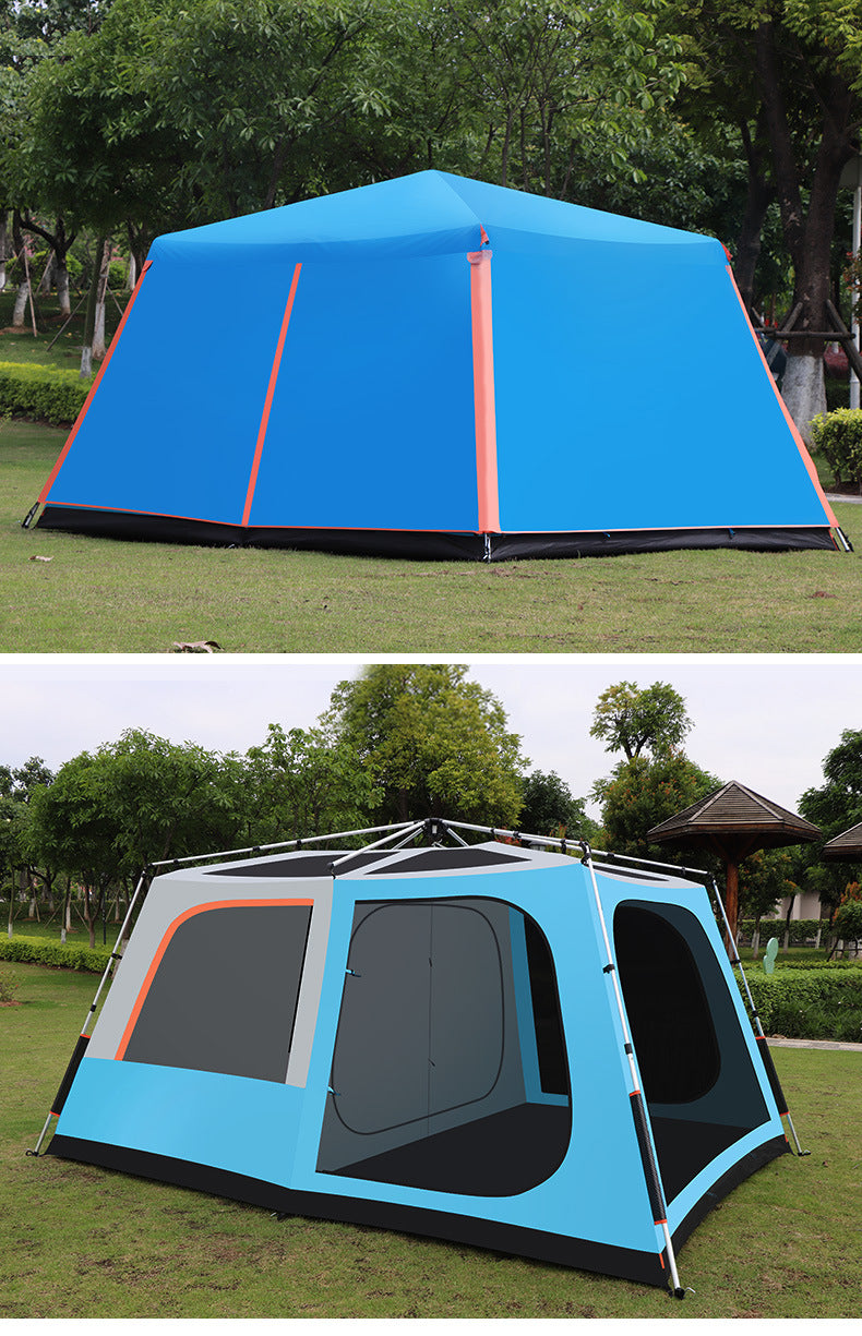 Outdoor Fully Automatic Aluminum Pole Camping Tent