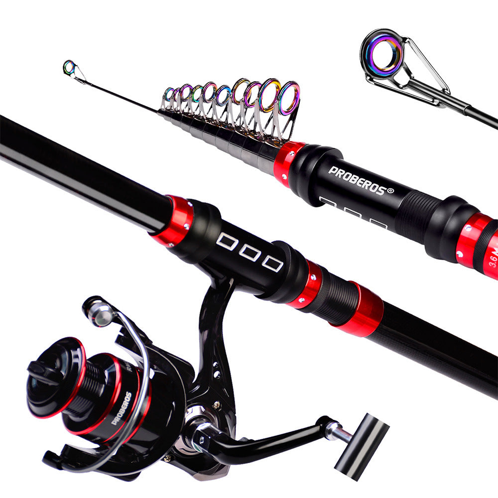 Long Cast Rod Fishing Reel Combination Set