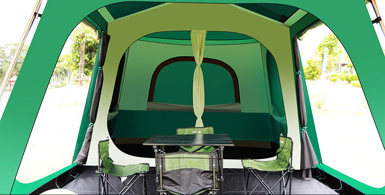 Outdoor Fully Automatic Aluminum Pole Camping Tent