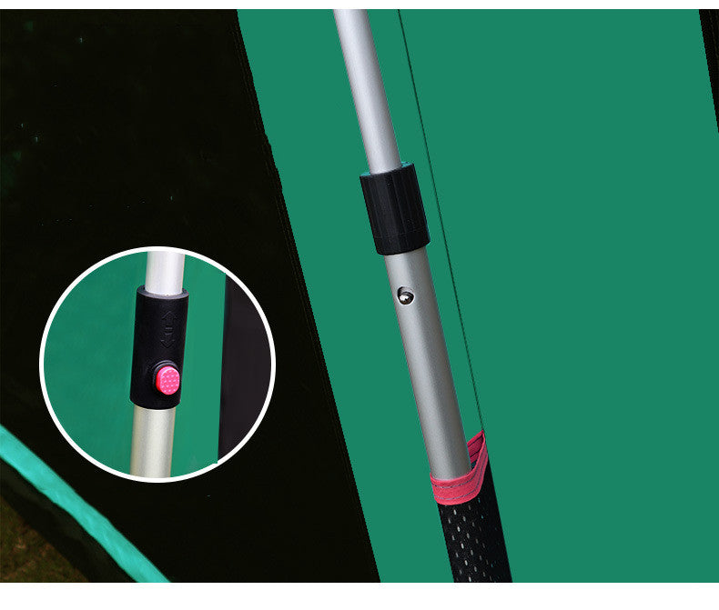 Outdoor Fully Automatic Aluminum Pole Camping Tent