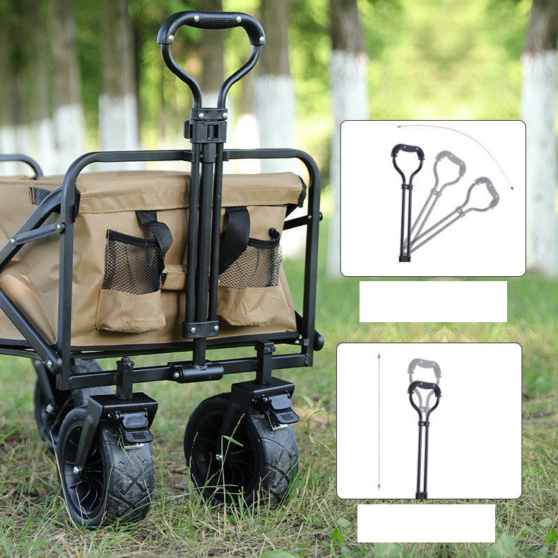 Outdoor Lightweight Camping Folding Small Trailer