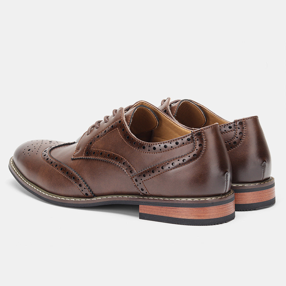Classic Men’s Brogue Business Shoes