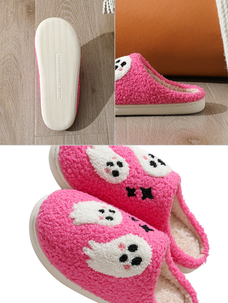 Halloween Cartoon Ghost Cotton Slippers